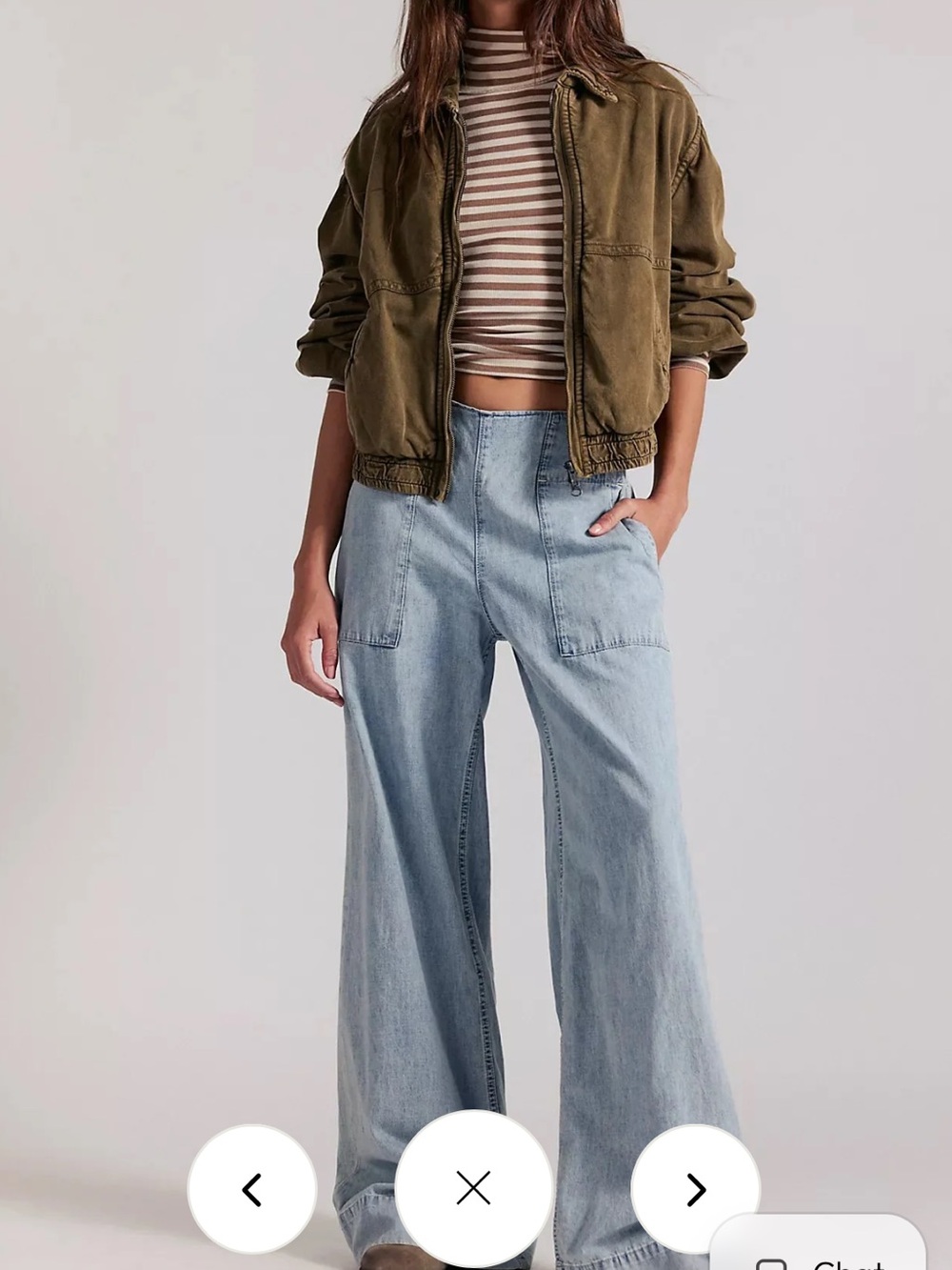 NWT Trendy Free People Blue Denim